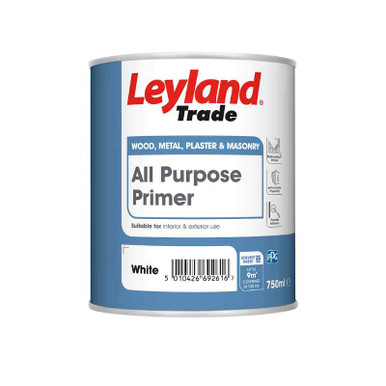 Leyland Trade All Purpose Primer White 750ml