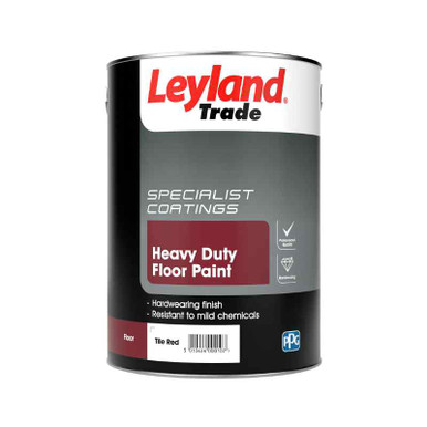 Leyland Trade Heavy Duty Floor Paint, Slate, Solvent Based, 11 sq m/l, 2.5L product image