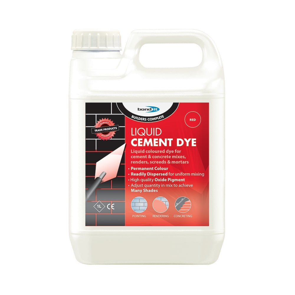 Photograph of Liquid Cement Dye - Red