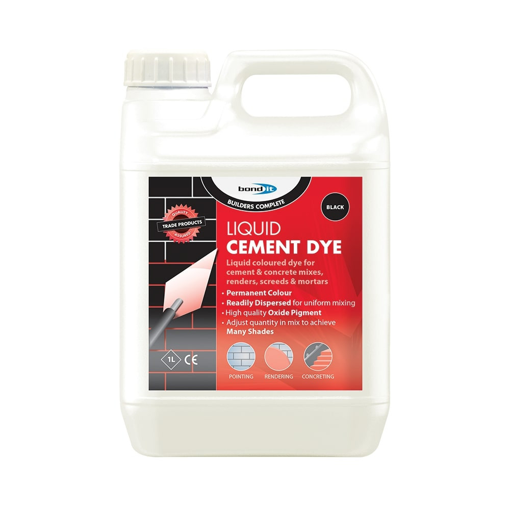 Photograph of Liquid Cement Dye - Black