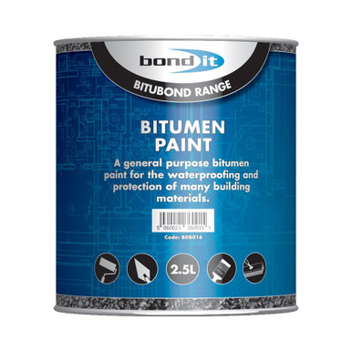 Bitumen Black Paint 2.5L