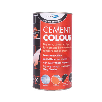 Further photograph of Powdered Cement Dye - Black - 1kg