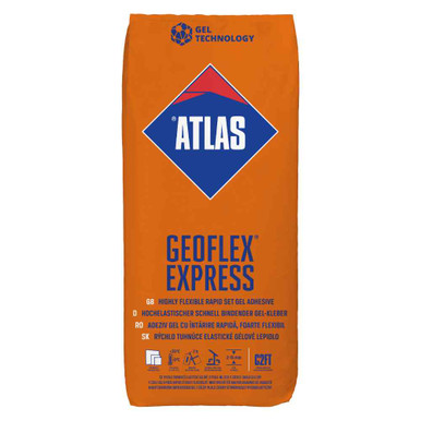 Atlas Geoflex Express Gel Tile Adhesive, Foil, 25kg product image