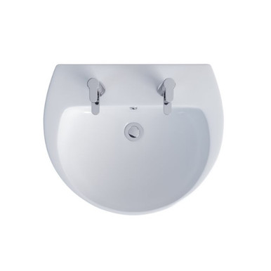 Lecico Atlas Basin, 500mm, 2 Tap Hole, White product image