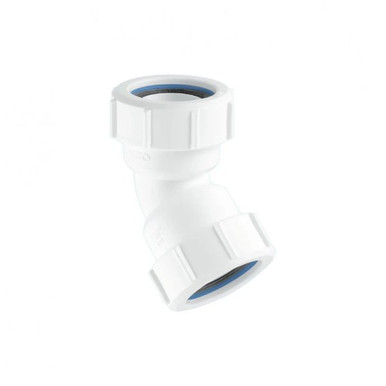 MCALPINE MULTIFIT 135DEG ELBOW WHITE 2 product image