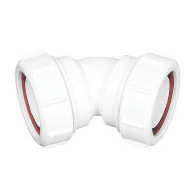 MCALPINE MULTIFIT 135DEG ELBOW WHITE 1.1/2 product image