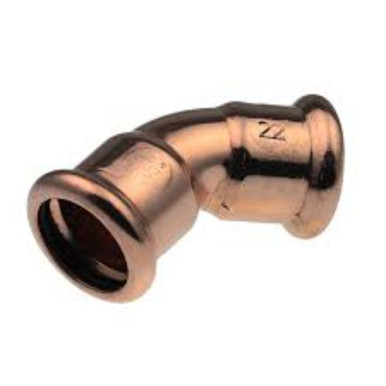 XPRESS S21/7041 22MM COPPER 45DEG OBTUSE PRESS ELBOW product image