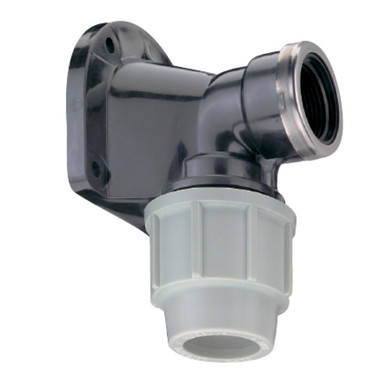 Plasson Wall Plate Elbow (Pp) 25 x 3/4" product image