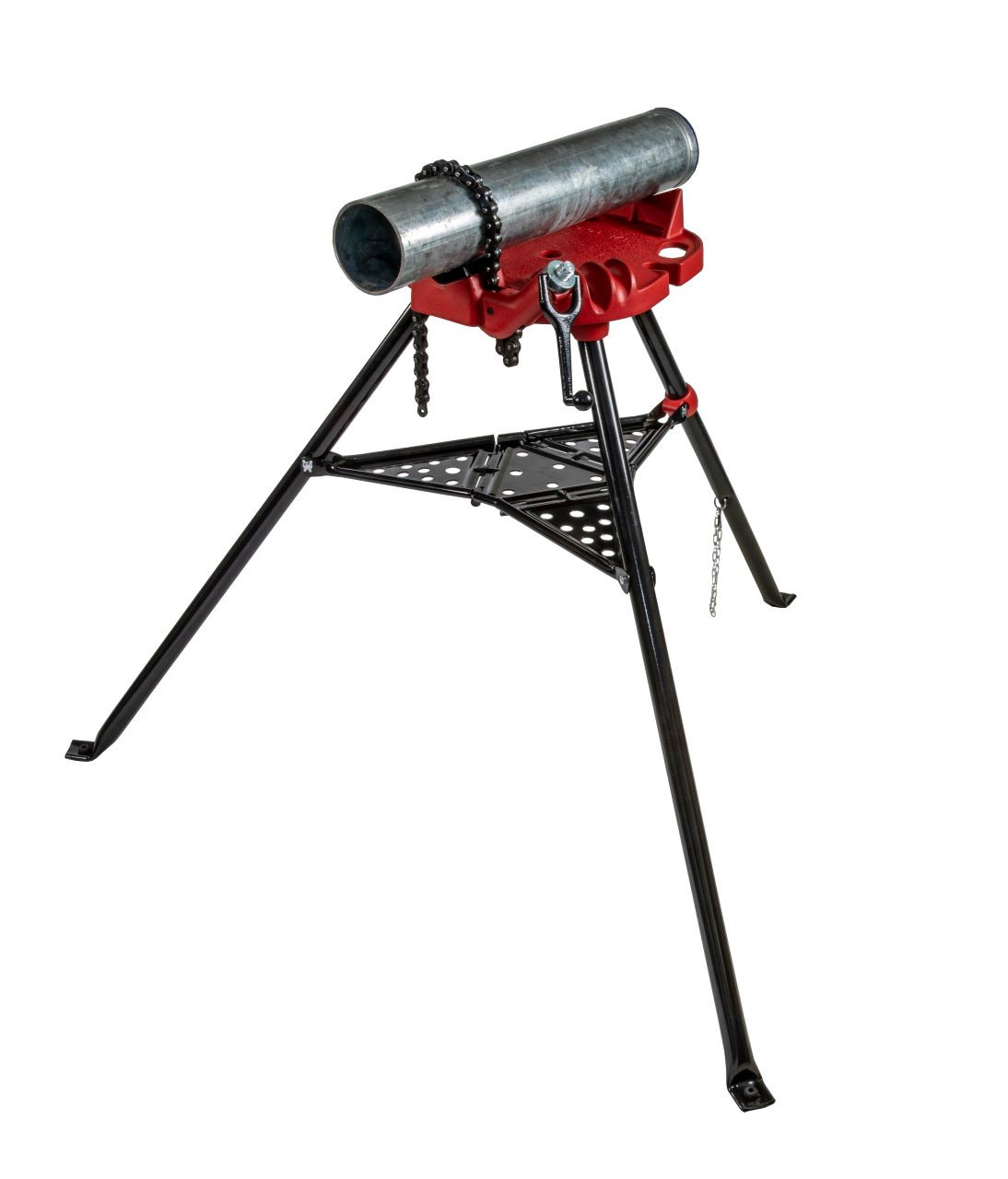 Photograph of CHAIN PIPE VICE AND HEAVY-DUTY TRIPOD STAND