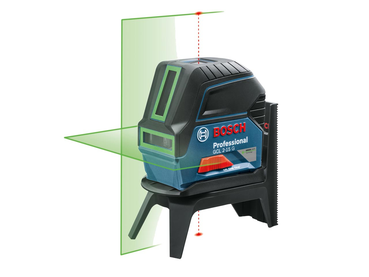 Photograph of Bosch GCL 215-G Professional Self-Levelling Cross Line Laser Green