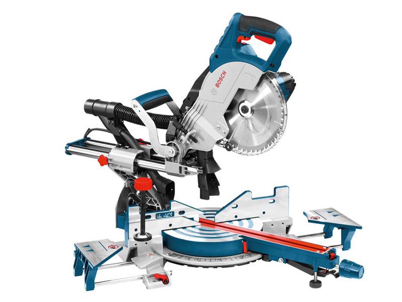 Photograph of Bosch GCM 8 SJL Sliding Mitre Saw 216mm 1600W 110V