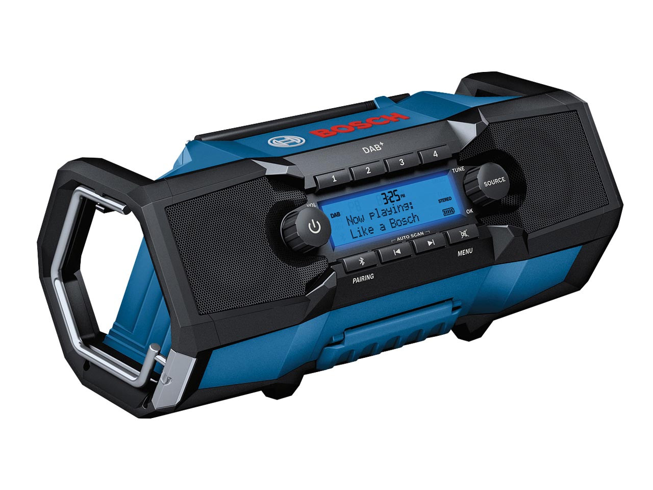 Photograph of Bosch GPB 18V-2 C Professional Bluetooth DAB+ Radio 240V & Li-ion Bare Unit