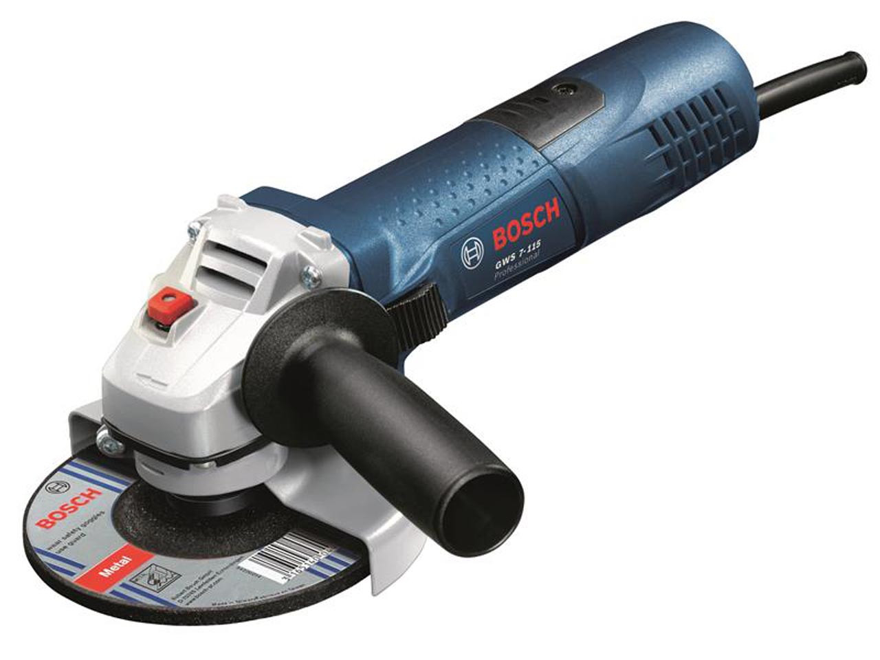 Photograph of Bosch GWS 7-115 Mini Grinder 115mm 720W 240V