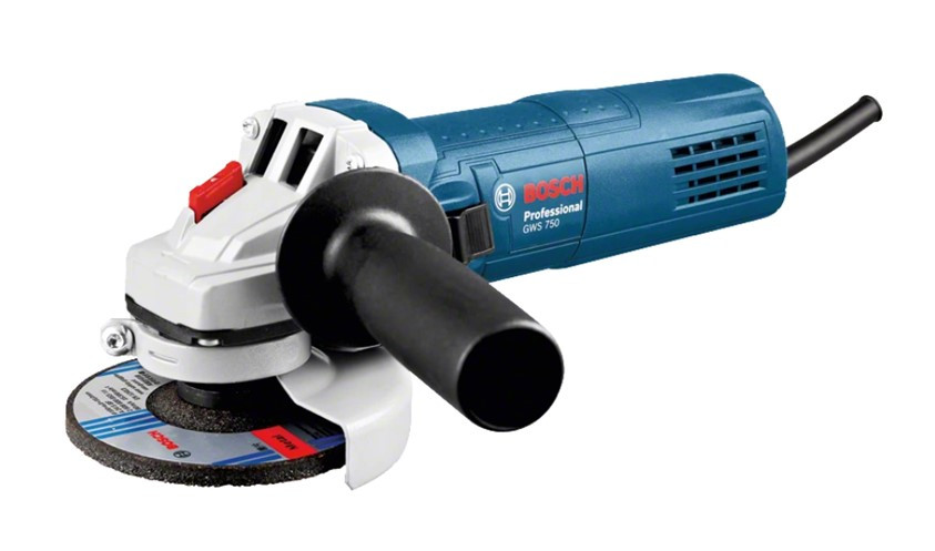 Photograph of Bosch GWS 750 Angle Grinder 750W 110V