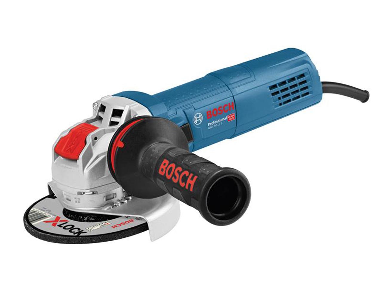 Photograph of Bosch GWX 9-115 S Professional X-LOCK Angle Grinder 900W 110V