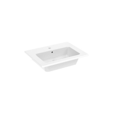 Further photograph of UNI 60x47cm washbasin 1TH