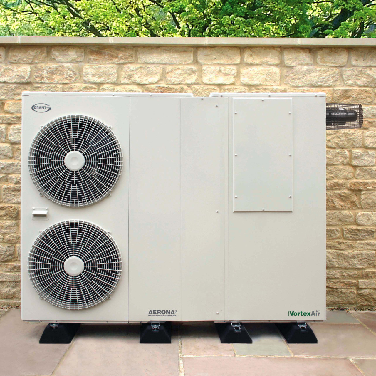 Photograph of VortexAir 15/26kW Oil Boiler and 17kW Heat Pump Hybrid inc. EZ90BFKIT