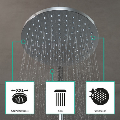 T◆新品hansgrohe Vernis Blend シャワーシステム 200 hansgrohe Showerheads: Vernis Blend, 1 spray mode, Art. no