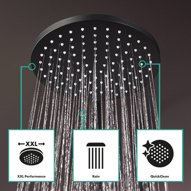 hansgrohe Vernis Blend Showerpipe 200 1jet with thermostat