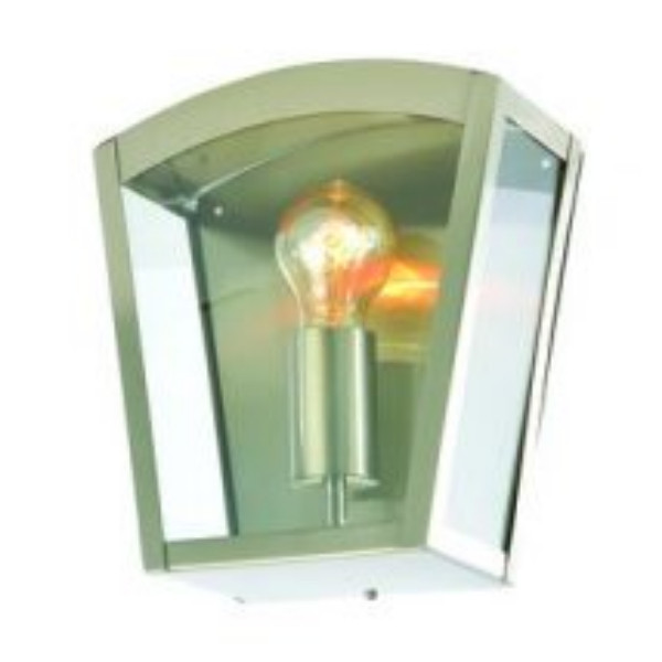 Photograph of Forum Lighting Solutions Wall Light, E27 60W, Stainless Steel, 100x210x240mm