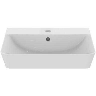 Further photograph of Ideal Standard Connect Air Cube 50cm, one taphole washbasin