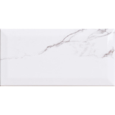 Metro Carrara White Brick Wall Tile 10x20cm product image