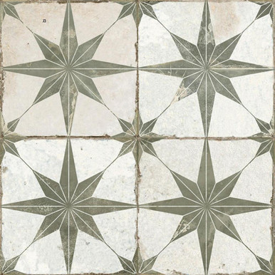 Star Sage Patterned floor tile | 45x45cm | Peronda