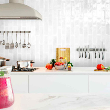Vitral Bianco Tile  7.5x30cm product image