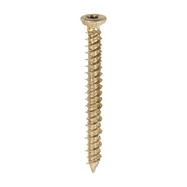 Concrete Screws - 7.5 x 70 - Flat Countersunk - Yellow