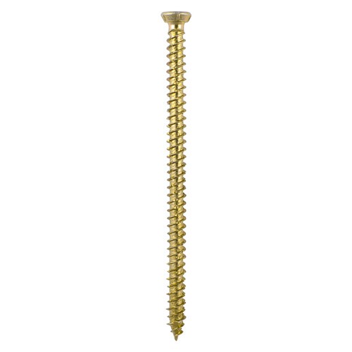 Photograph of Concrete Screws - 7.5 x 150mm - Flat Countersunk - Yellow