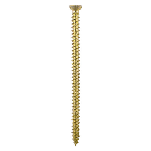 Photograph of Concrete Screws - 7.5 x 180 - Flat Countersunk - Yellow