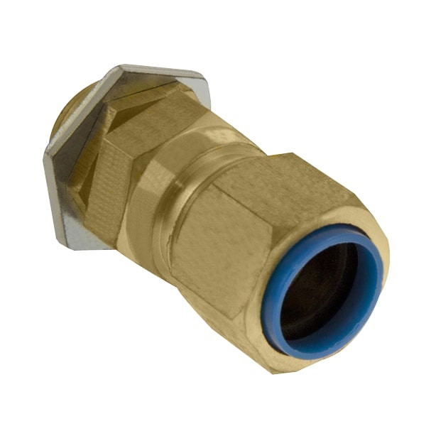 Photograph of UNICRIMP 20mm Brass CW Armoured Industrial Glands Pack