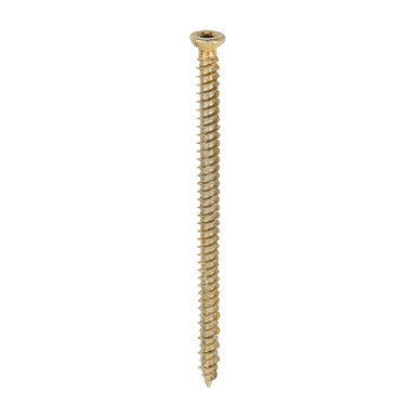 Concrete Screws - 7.5 x 120mm - Flat Countersunk - Yellow