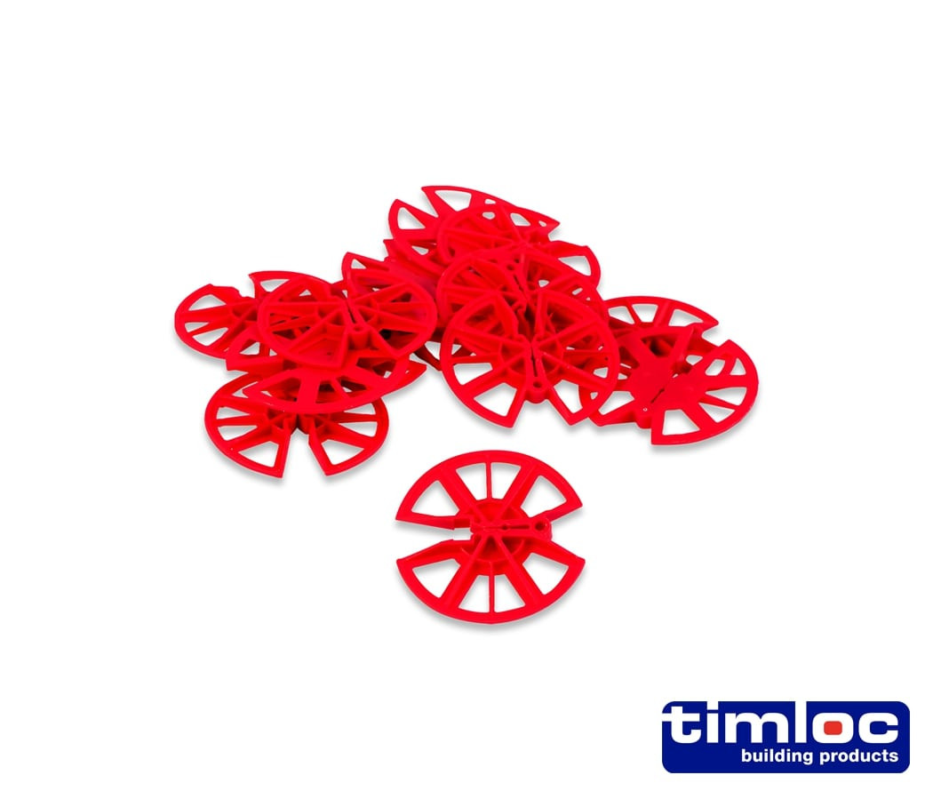 Photograph of Timloc Insulation Retaining Disc 80mm, Plastic, 80 x 80 MM