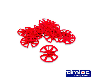 Further photograph of Timloc Insulation Retaining Disc 80mm, Plastic, 80 x 80 MM