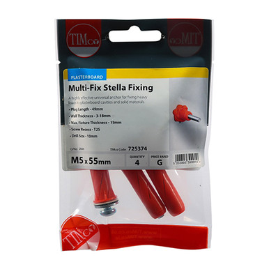 Further photograph of Stella Fixings - TX - Pan - Red