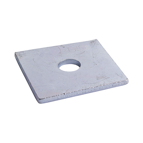 Photograph of Square Plate Washers M12 - Zinc