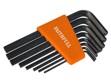 Faithfull Hex Allen Key Set Short Arm (8Pce) product image