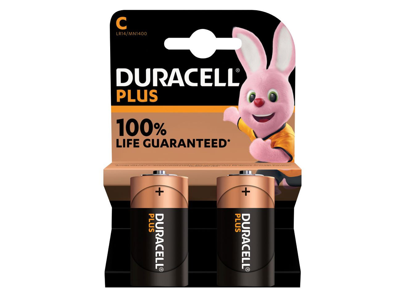 Photograph of Duracell PlusPower +100% Batteries (Pack of 2)