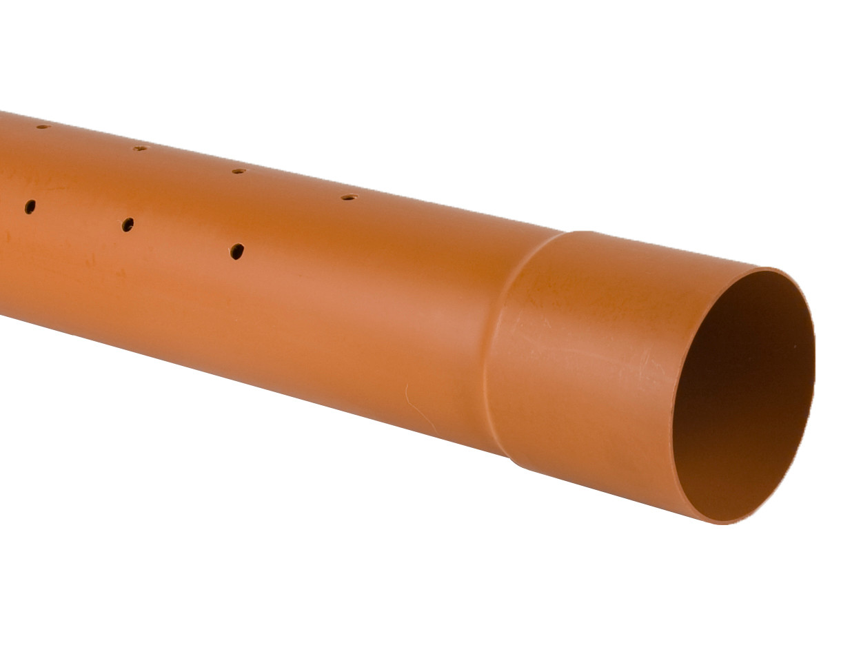 Photograph of Perforated Pipe 110Mm X 6M