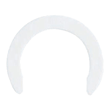 Further photograph of White Locking Clip 22mm