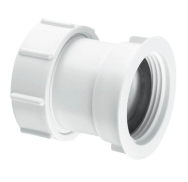 MCALPINE MULTIFIT STRAIGHT CONNECTOR WHITE 2 FEMALE product image