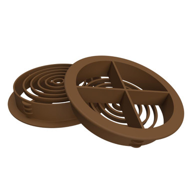 Brown Circular Soffit Vent product image