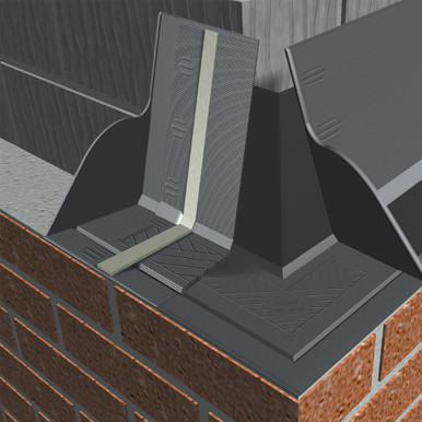 Manthorpe Stop End LH GW299, Black, 83 x 155mm product image