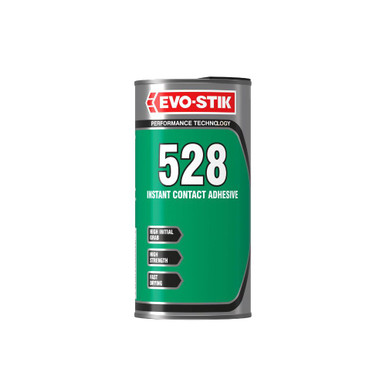 Further photograph of EVO-STIK 528 Instant Contact Adhesive 500ml - Translucent Amber