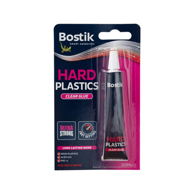 Bostik Hard Plastics Clear Glue 20ML Tube - Clear product image