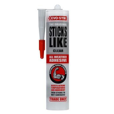 EVO-STIK Sticks Like All Weather Adhesive 290ml - Clear product image