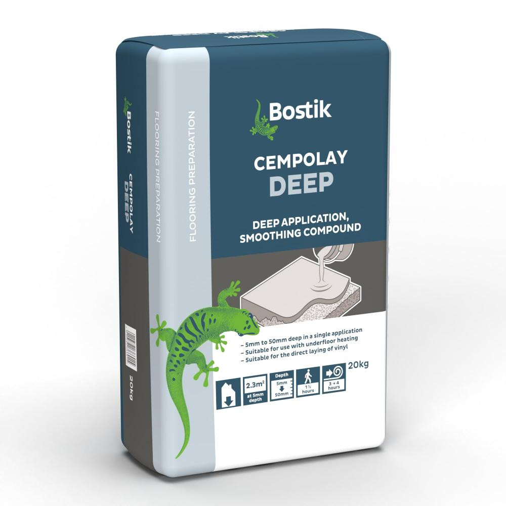 Photograph of Bostik Cempolay Cempolay Deep 20KG - Grey