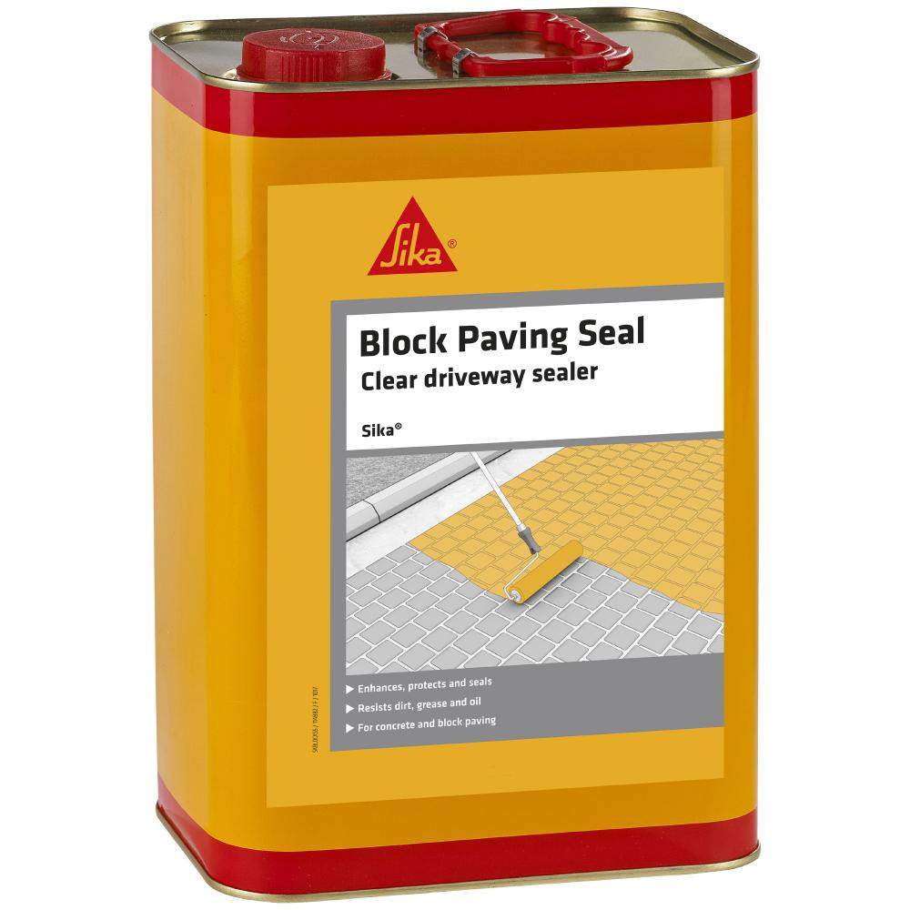 Photograph of Sika Block Paving Seal Path And Driveway Sealer, Clear, 5 L