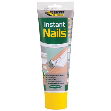 Everbuild Instant Nails Solvent Free Adhesive, White, 200 ml product image